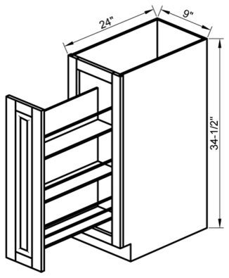 You're also not locked into stock sizes. Plans to build Kitchen Cabinet Drawings PDF Plans