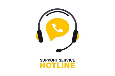 Premium Vector Hotline Support Service With Headphones Call Center