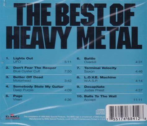 Best Of Heavy Metal Bmg Various Artists Cd Album Muziek Bol