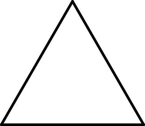 Triangle Template Printable