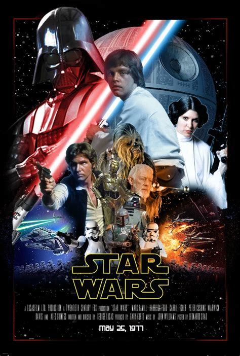 Star Wars Episode Iv A New Hope A4 Movie Mini Print C Star Wars