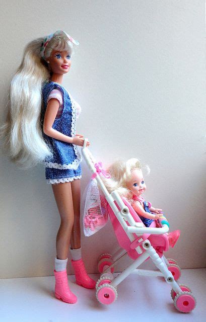 Strollin Fun Barbie And Kelly Dolls 1995 Barbie 80s Im A Barbie Girl