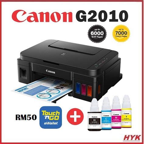 It is also accepted as the common ticketing touch 'n go sdn bhd is a private limited company, and among its shareholders are cimb group holdings berhad, mtd capital berhad and. Canon Pixma Ink Efficient 3 In 1 Inkjet Printer G2010 ...