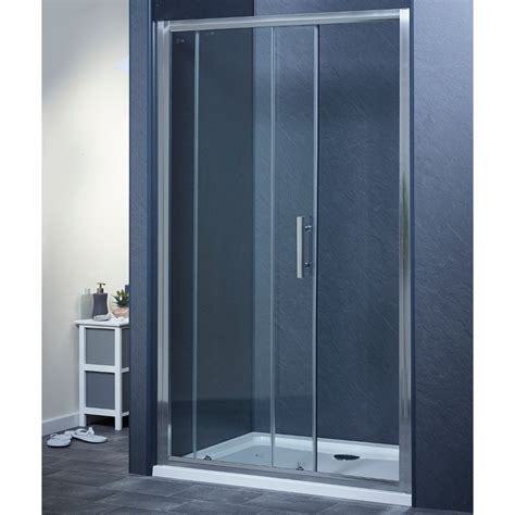 Aqua I 6 Single Sliding Shower Door 1200mm X 1800mm High