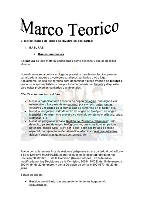 Proyecto Textual Marco Teorico Imprimir