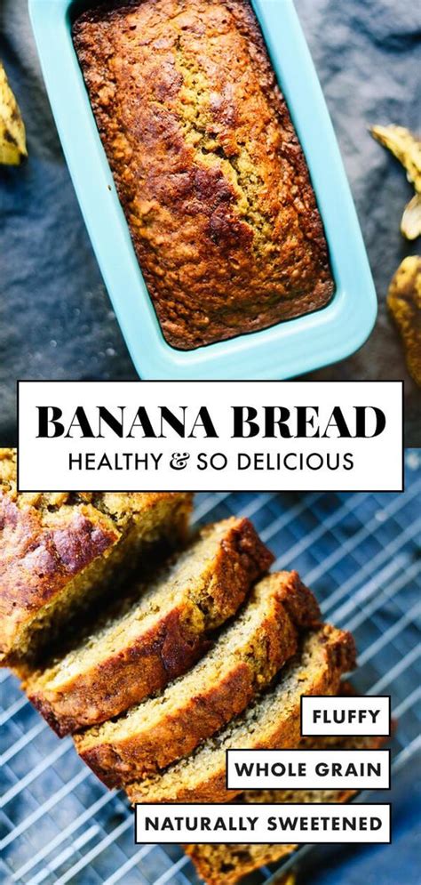 Healthy Banana Bread - HEALTHY SNACK RECIPES UPDATE
