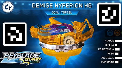 Ripfire Demise Hyperion H6 Qr Codes Beyblade Burst Surge App Zankye