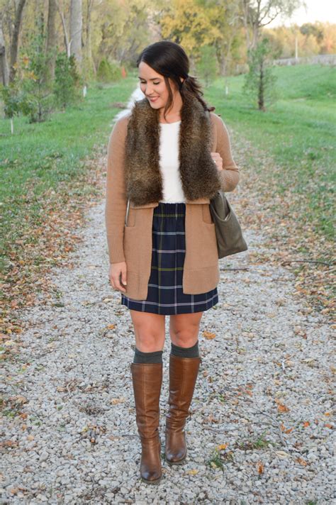 J Crew Plaid Skirt The Perfect Fall Outfit Womens