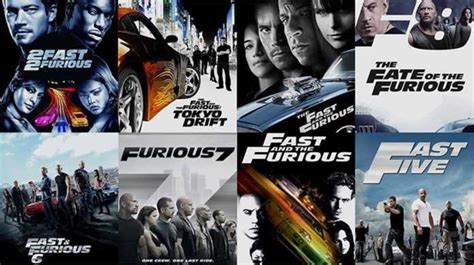 Order Of Fast And The Furious Films Filmswalls