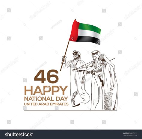 46 Happy National Day Of Uae United Arab Emirates With Traditional