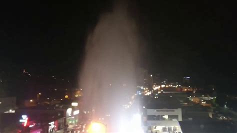 Busted Fire Hydrant Water Spout Youtube