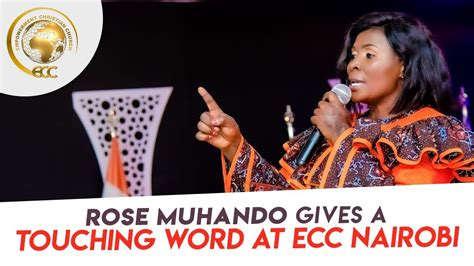 Rose Muhando Gives A Touching Word At Ecc Nairobi Youtube