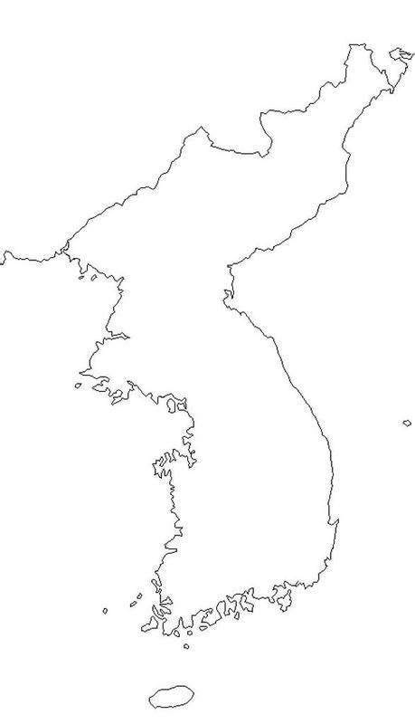 한국지리 한반도지도 백지도 네이버 블로그