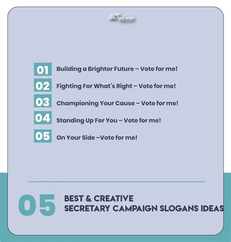 107 Unique Secretary Campaign Slogans Ideas And Taglines