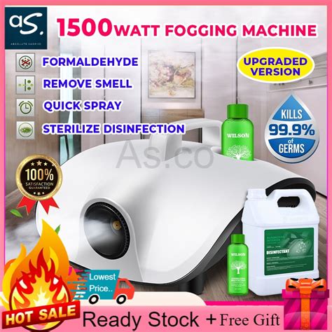 Ready Stock Fogging Machine Disinfectant 1500w Mesin Fogging Sanitizer