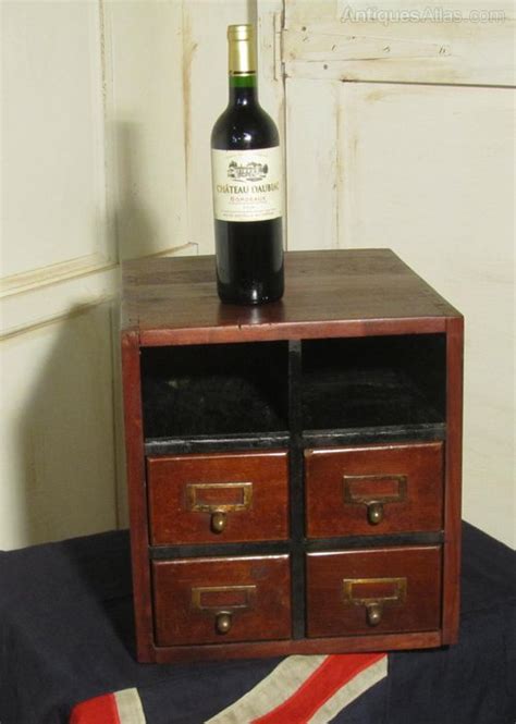 Oak Card Index Filing Cabinet Or Wine Rack - Antiques Atlas