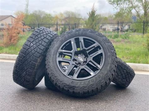 20” Chevy Trail Boss Gloss Black Factory Oem New 2021 Wheels 6 Lug Rims