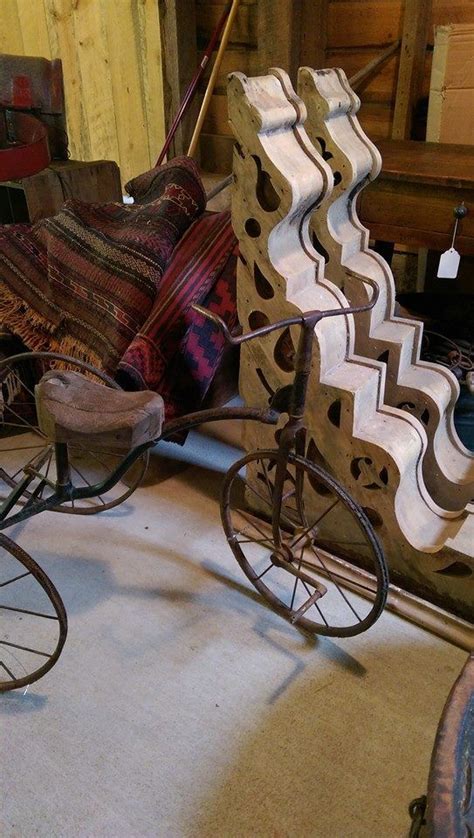 * * no returns or exchanges. corbels & trike at Chartreuse Barn Sale | Barn sale ...