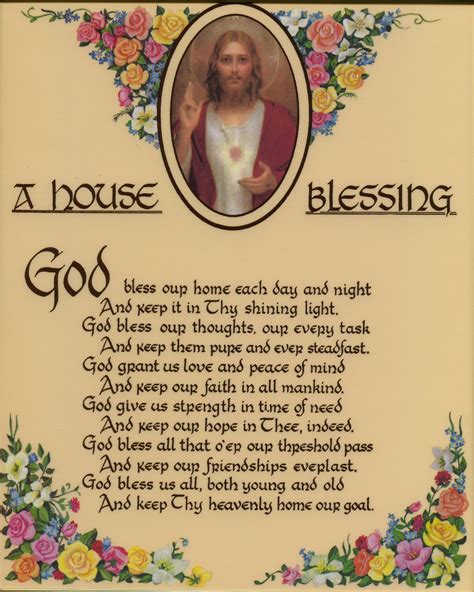 HOUSE BLESSING - CATHOLIC PRINTS PICTURES - Catholic Pictures