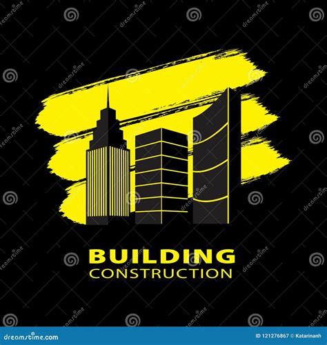 Construction Working Industry Concept Building Construction Logo In