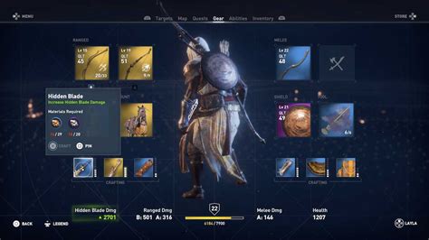 Assassin S Creed Origins Get And Upgrade The Best Weapons And Tools