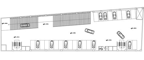 Basement Parking Plan Autocad Drawing Download Dwg File Cadbull