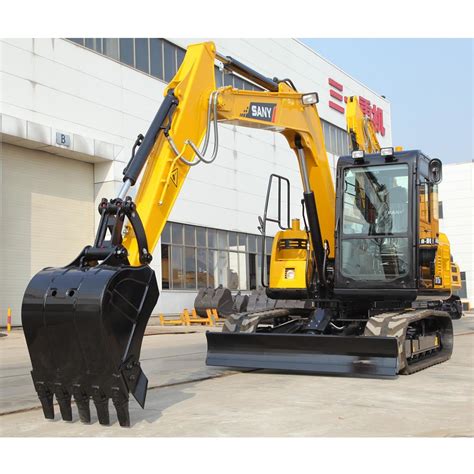 Sany Sy75c Small Excavator Digging Machine 7 Ton Road Construction