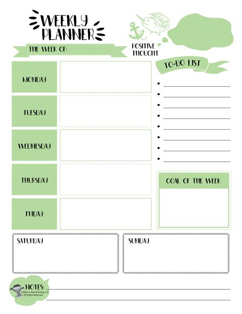 Planner Printable Pages