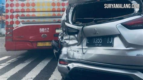 Kesaksian Pengemudi Mitsubishi Xpander Yang Ditabrak Bus Suroboyo Di