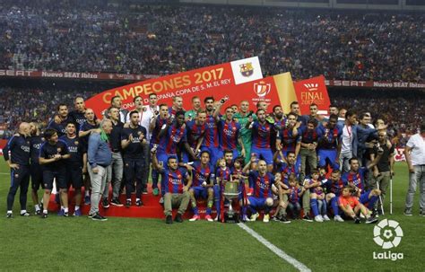 El Barcelona Campeón De La Copa Del Rey 201617 Laliga