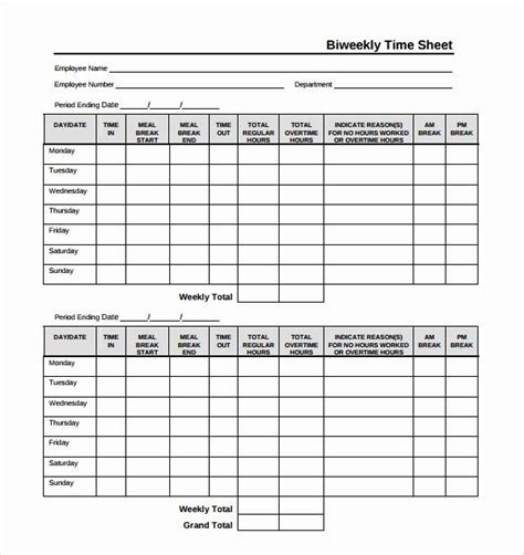 Fantastic Weekly Timesheet Template Cash Tally Sheet Excel Download