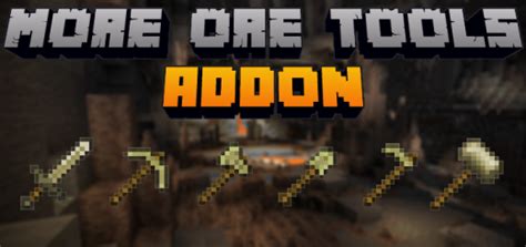 Mcpedl On Twitter More Ores Tools V8 Big Update Addon T