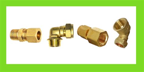 Brass Compression Fitting | EC Pneumatic & Hardware