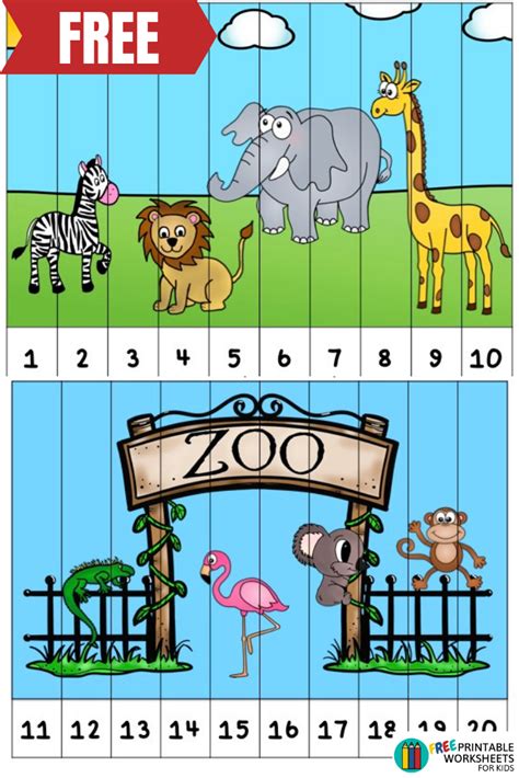 At The Zoo Part 2 Printable Preschool Printables Free Printable Zoo