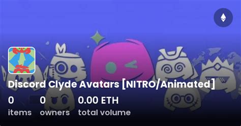 Discord Clyde Avatars Nitro Animated Collection Opensea