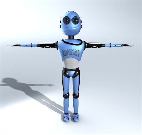 Digiman Cool Robot 3d Model