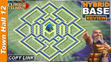 Best Th Hybrid Trophy Base Coc Town Hall Th Trophy Base