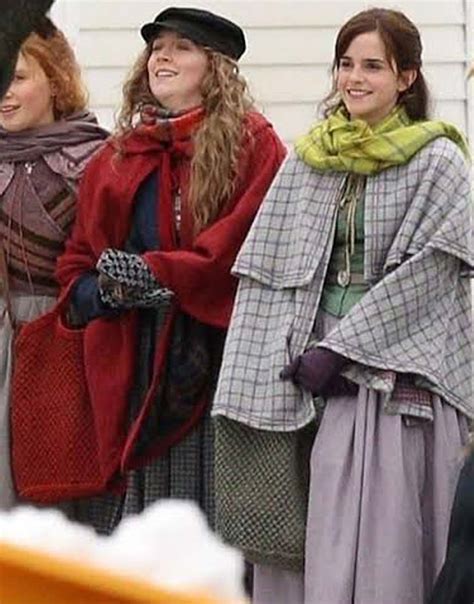 Little Women Jo March Red Coat Saoirse Ronan Red Woolen Cloak Coat