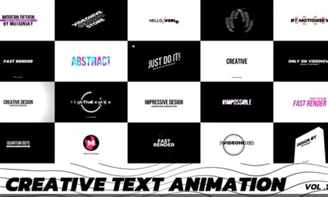 Best Free After Effects Presets Tekst Overgang Animatie Presets Competition Central