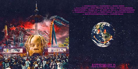 Astroworld Covertracklist Design By Me Rtravisscott