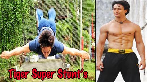 Tiger Shroff Perform Super Action Parkour Stunts Youtube