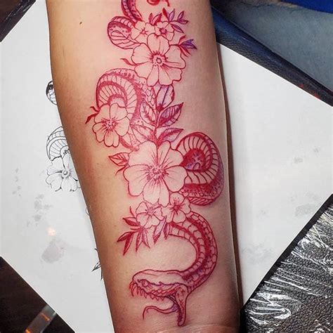 Red Ink Tattoo To Stand Out Spine Tattoos For Women Ink Tattoo