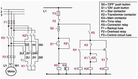 automatic motor control circuit diagram