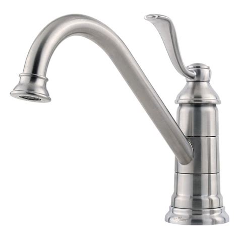 So it's easy to get overwhelmed when shopping for options. Pfister Portland Single-Handle Standard Kitchen Faucet in ...