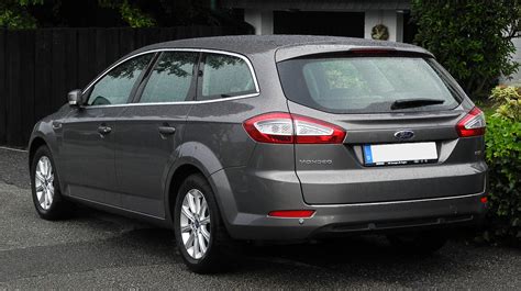 The ford mondeo is a large family car manufactured by ford since 1993. File:Ford Mondeo Turnier 2.0 TDCi Titanium (BA7, Facelift ...