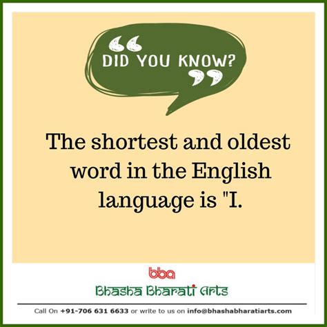 The Shortest And Oldest Word In The English Language Is I Language