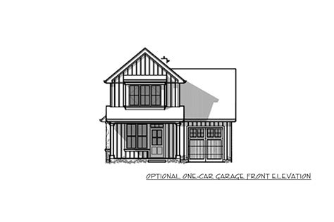 rustic 2 story tiny home plan with optional 1 car garage 69771am architectural designs