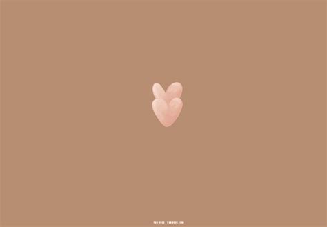 25 Brown Aesthetic Wallpaper For Laptop Pink Watercolor Love Hearts 1