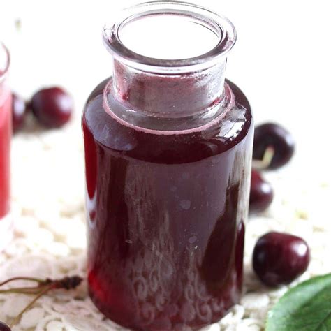How To Make Cherry Syrup No Pitting Where Is My Spoon