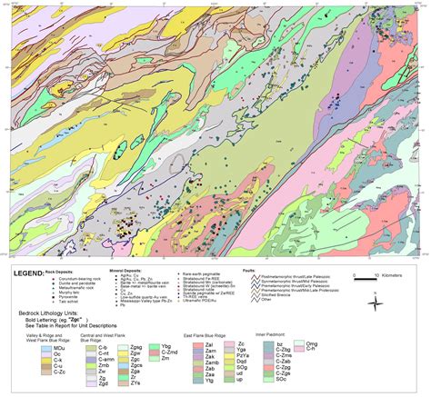 Bedrock Geology And Mineral Resources Of The Knoxville 1° X 2